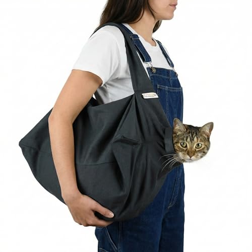 Cozy Comfort Carrier - Extra Large Charcoal Cat Carrier Soft and Pet Carrier for Nail Clipping, Vet Visits, Medication Administration, Dental Care, and Traveling - color: Charcoal, size: X-Large