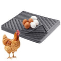 Chicken Nesting Pads for Chicken Coop, Washable Laying Pads for Nesting Box, Reusable Hen Nesting Box Pads for Coop Bedding, Easy to Clean, 12" x 12", Grey, 3 Pack - color: Grey