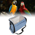 Bird Carrier Bag Bird Travel Cage Bird Carrier Bag Transparent Portable Lightweight Breathable Travel Cage for Cockatiels Parakeets Small Bird Blue (Blue) - color: Blue