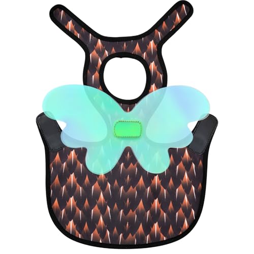 Chicken Saddles for Hens with Detachable Wings, Adjustable Hen Apron Back Protector for Feather Recovery, Double-Layer Breathable Poultry Saver for Standard Breeds (Black，White) | Double-Layered Breathable Poultry Back Protector For Hens During Mating And