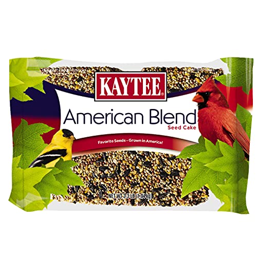Kaytee Wild Bird American Blend Seed Cake, 2.3 Pounds - size: 2.3 Pound (Pack of 1)