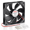 Wathai 120mm 12V 0.45A 2Pin DC Brushless Cooling Fan 12 Volt 120x120x25mm | High CFM 5 inch Exhaust Fan Motor, 3000 RPM DIY 2-Wire Replacement - style: 12V 2Pin 3000RPM