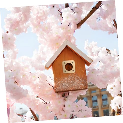 8pcs Predator Guards for Birdhouses Metal House Protector Screws Ventilated Round Hole Design