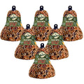 Mr. Bird Bugs, Nuts & Fruit Wild Bird Seed Bell, 6-Pack, 12.5 oz | Premium Blend of Mealworms, Sunflower Hearts & Cranberries | No Melt | Handcrafted in Texas - size: 12.5 Ounce (Pack of 6)