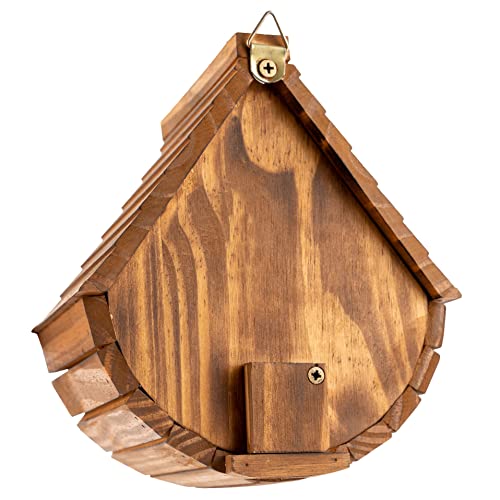 Set of 2 COLEBA Bird Houses for Outside,Outdoor Bird House Bird Families Bluebird Finch Cardinals Hanging Birdhouse for Garden