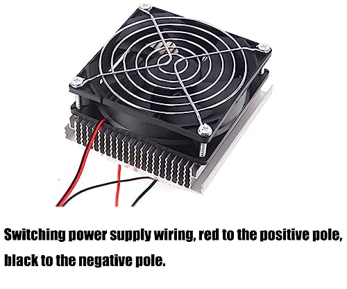 Mini Air Conditioner DC 12V DIY Thermoelectric Peltier Refrigeration Cooling System Heat Sink Conduction Module Semiconductor Fridge Refrigeration Cooling System DIY Kit - style: Single