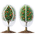 Fruit Tree Netting Cover with Zipper & Drawstring, 2 Packs 6ft x 6ft Insect Bird Barrier Netting for Garden Protection, Ultra Fine Mesh Garden Netting - size: 6 x 6 ft(2 Packs)