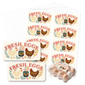 160 Pcs Farm Fresh Egg Carton Labels, Funny Egg Carton Labels Waterproof PET Adhesive Egg Packaging Sticker for Box Container Carton Farm Supplies - color: Funny Style