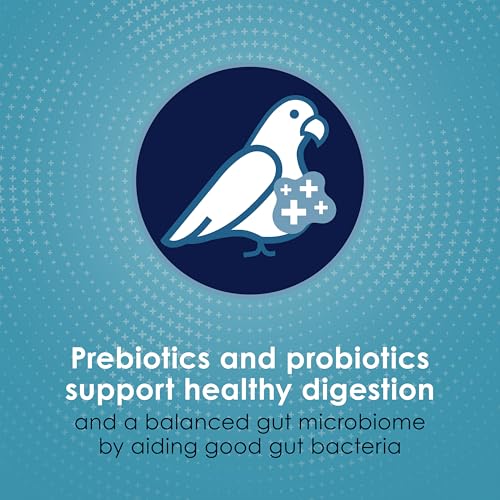 Kaytee Forti-Diet Pro Health Nourish+Protect Parakeet Food, 2 Pounds | Balanced digestion daily. Parakeet seed with superfoods. Prebiotics, probiotics, small bird food - size: 32 Ounce (Pack of 1)