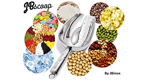 JBscoop Stainless Steel Ice Scoop, Small Metal Food Candy Scoop for Kitchen Bar Party Wedding - 6 Oz - size: 6 Oz