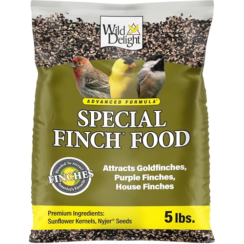 Wild Delight Advanced Formula Special Finch Food Wild Bird Seed Mix, 5lbs - size: 5 Pound (Pack of 1), style: Special Finch 5lb