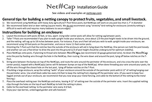 Bird Netting Post caps Madbird (5 Pack) for Bird-X, Birdbgone, Birdblock for Protecting Chickens, Blueberries. Strawberries, Fruit Trees, Grapes, Vegetable Gardens