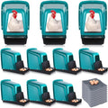 Nuogo 10 Pack Chicken Nesting Box Bulk Chicken Laying Boxes with Pads Large Nesting Boxes for Laying Eggs Plastic Chick Brooder Box for Poultry Farm Backyard Accessories