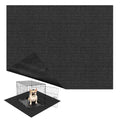 46" X 60" X 0.23'' Mat for Under Dog Crate, Non-Slip Rubber Kennel Mat | for Crate to Protect Floors Extra Large Washable Absorbs Urine Dog Playpen Mat - size: 60"L x 46"W