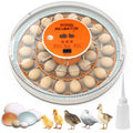 30 Egg Incubator with Automatic Egg Turning and Humidity Control,360 Degree View with Clear Window, Incubators for Hatching Eggs, Chicken, Ducks, Goose, Pigeon, Quail, Parrot - size: 30 Eggs