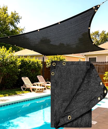 90%-95% Black Sun Shade Cloth 3FT x 6FT, Heavy Duty Outdoor Shade Netting | UV Resistant Breathable Fabric with Reinforced Grommets for Patio Garden Greenhouse Pergola Chicken Coop & Kennel - size: 3 FT X 6 FT, style: 90% Shade