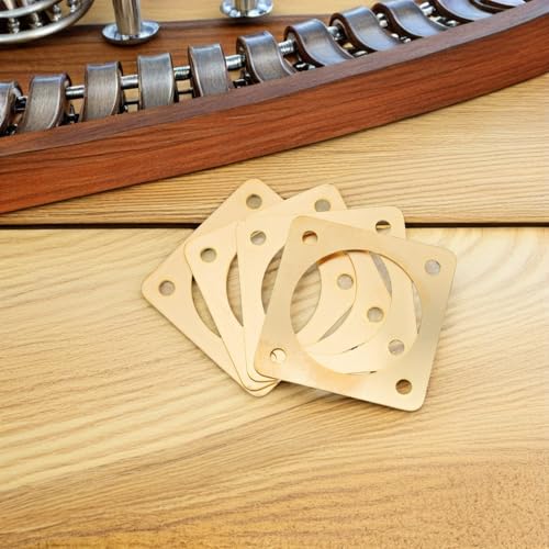 FOMIYES 4pcs Metal Birdhouse Hole Protectors with 1.5 Inch Inner Diameter for Sparrow House Entrance Predator Guard Outdoor Bird Nest Box Safety