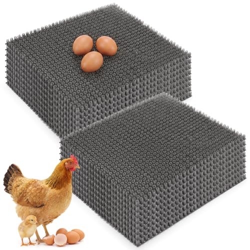 16 Pcs Washable Chicken Nesting Pads Bulk 11.8''x13.8'' Reusable Chicken Laying Pads for Coop Bedding Ultra Soft Artificial Nesting Box Pad for Pets, Garden Outdoor(Grey) - color: Gray