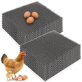 16 Pcs Washable Chicken Nesting Pads Bulk 11.8''x13.8'' Reusable Chicken Laying Pads for Coop Bedding Ultra Soft Artificial Nesting Box Pad for Pets, Garden Outdoor(Grey) - color: Gray