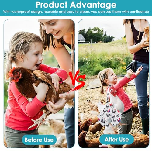 2 Pack Chicken Holder Bag, Chicken Sling Carrier with Handle | Portable Sling Carry Bag Catching Hand Bag for Hen Rooster Poultry Chicken Transport Traveling Driving Farm Use