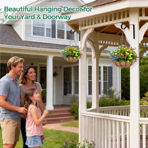 2 Pack Heavy Duty Window Bird Feeder Hooks Suction & Screw Mount | Heavy Duty Rust Resistant Metal Hooks, High Load Bearing, Minimalist Design for Bird Feeders, Wind Chime & Yard Garden Decor