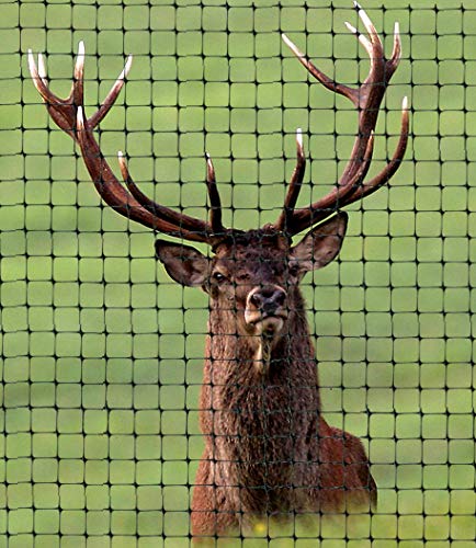 OldMacDonald Deer and Animal Fence Barrier Netting (55gr/sq m.) 7.5' x 330' (2.3m x 100m) (mesh 19x19mm) - Folded for Shipping - size: 7.5' x 330' (2.3m x 100m) (mesh 19x19mm)