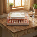 56-Egg Incubator with Automatic Turner, LED Candler, Auto Temp and Humidity Control, 110V, 16.14x16.14x6.69 Inch
