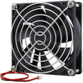 GDSTIME 92mm x 25mm 12V 2-Pin Dual Ball Bearings Brushless DC Cooling Fan | for Wine Cooler, RV Fridge, Power Supply, Dehumidifier, Inverter, Humidor, 92x92x25mm, 9225, 12 Volt Computer PC Case Fans - size: 92x25mm