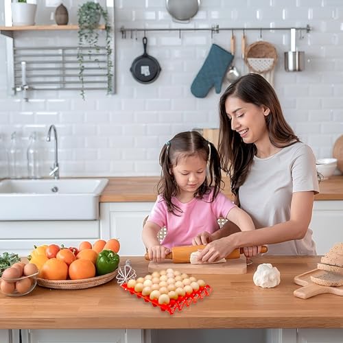15-Pack Reusable Plastic Egg Tray Egg Crates 30-Egg Flats for Home Chicken Farmers, Stackable Egg Cartons Hold Multiple Eggs, Great for Storing, Sorting, and Shipping Eggs, Durable and Reusable