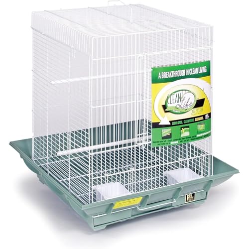 Spacious Bird Cage - Durable & Easy-Clean Design for Parakeets & Canaries