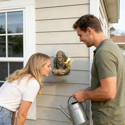 Bird Feeder | Garden Sculpture Birdfeeder Yard Art Decoration | Wild Bird Feeding Station | for Outdoor Garden Backyard Patio Yard