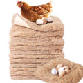 Laying Hen Nesting Pads, Premium Bedding for Chicken Nesting Box, Chicken Coop Accessories, 13x13, 12 Pieces (4 Pack) - size: 12 pieces