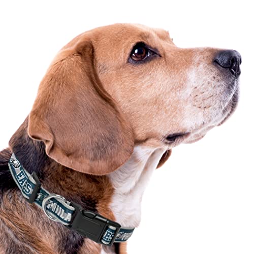 Pets First NFL Philadelphia Eagles Licensed PET COLLAR, Large - Heavy-Duty, Strong, and Durable Dog Collar. Available in 31 Football Teams and 4 Sizes - color: Philadelphia Eagles, size: Large