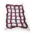 Litewoo Bird Rope Climbing Net Swing Grid Hammock for Parrot Rat Cage, M | Nylon chew-safe material, 9.84 x 12.6in, sturdy, for parrots/hamsters/chinchillas/ferrets, promotes climbing & nail trimming - color: M: 9.84 x 12.60inch/ 25 x 32cm