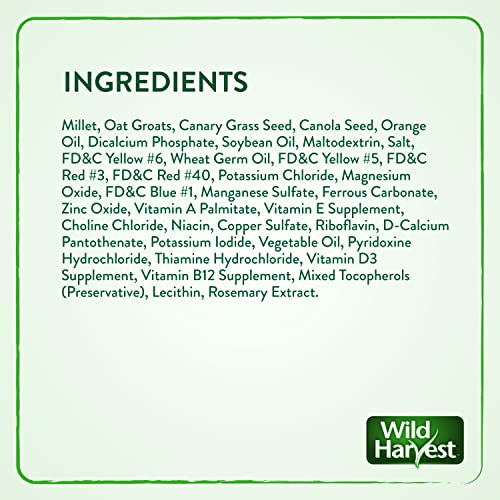 Wild Harvest Daily Blend Nutrition Diet Parakeet, Canary And Finch, Bird Food, 5 Pounds - size: 5 Pound (Pack of 1)