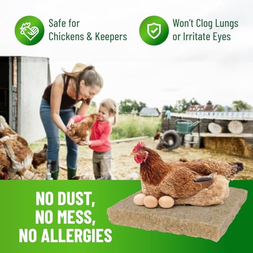Small Pet Select Hemp Nesting Pads, Chicken Coop & Boxes, 10-Pack | Extra Thick, Eco-Friendly, Absorbent, Odor Control, Fits Most Nesting Boxes, For Laying Hens & Flocks