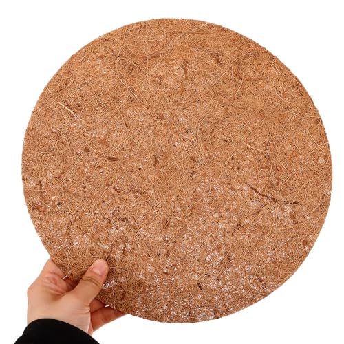 TOYANDONA 4pcs Coconut Coir Chicken Nesting Pads for Coop Box, 30cm Breathable Hatching Mat 0.6-0.8cm Thickness, Reusable Egg Nesting Liners Suitable for Poultry and Small Animals