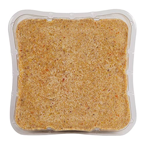 Kaytee Orange Harvest Suet Dough | Year-round feeding. Orange harvest suet for birds. Tray included, less messy, 1 bird food block