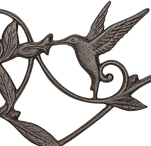Mkono Hanging Plant Bracket Hook Iron Decorative Plant Hanger for Flower Basket Bird Feeder Wind Chime Lanterns, 1 Pack | 1 Pack, Rust-Proof, Bird Shaped Design, Easy Mount, Wall Hook for Flower Basket Wind Chimes Lantern, Indoor Garden Patio