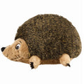 Outward Hound Hedgehogz Plush Dog Toy, Squeaks & Grunts, Large, 12" x 7" | Soft Realistic Faux Fur, Round for Rolling & Chasing, Cuddle & Carry, Interactive Fetch, Light Chewers, Dogs & Puppies - size: Large (Pack of 1)
