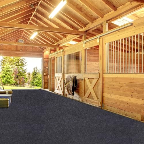 Horse/Stable Mats - Duty Stall Mats - for Floor Surface/Absorbent mat Lightweight Washable Floor Mat，Back Non-Slip，Keeps Stable Floors Clean and Dry Over time (8' x 8') - size: 8' x 8' (Square)