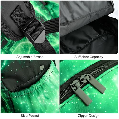 Game Kids Backpack School Backpack Teens Bookbag for Girls Boys Hiking Camping Travel Sports - color: Game