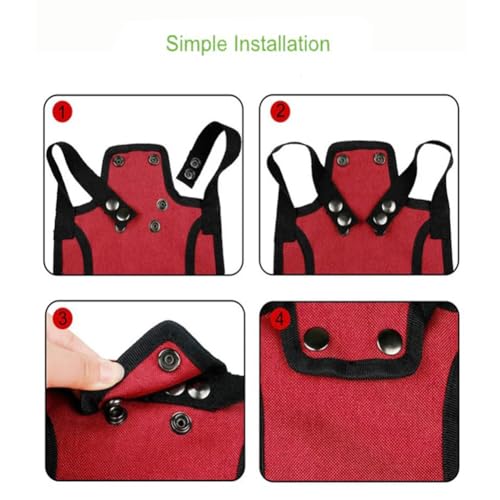 Outdoor Chicken Aprons Clothes 6 Pcs Chicken Saddle For Hens Hen Saddles with Elastic Adjustable Strap