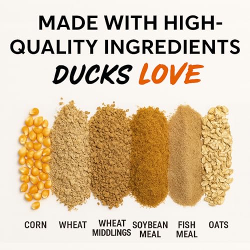 Duck Feeder Floating Duck Food Pellets for Ponds & Parks | Safe Feed for Ducks, Geese & Swans | Floats for Hours | with Niacin | Ditch the Bread, Feed the Revolution (5 lb)