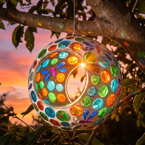 Sunnydaze Mosaic Glass Bird Feeder, Fly-Through, Dragonfly Dreams | 6" Small Unique Hanging Bird Feeder for Outdoors, Drainage Hole, Weather-Resistant, Birdfeeder for Cardinals, Jays, & Finches - color: Dragonfly Dreams