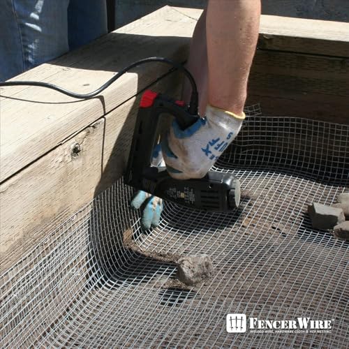 Fencer Wire 19 Gauge Hardware Cloth Metal Wire Mesh 1/2" x 1/2", Galvanized Welded Cage Wire Poultry Netting Square Chicken Snake Fencing Gopher Fence (4 ft. x 100 ft.) - size: 4 ft. x 100 ft.