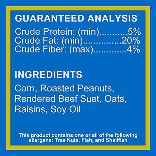 C&S Woodpecker Suet Nuggets Single Packs, 27 oz, None (Pack of 2) - size: 1.69 Pound (Pack of 2)