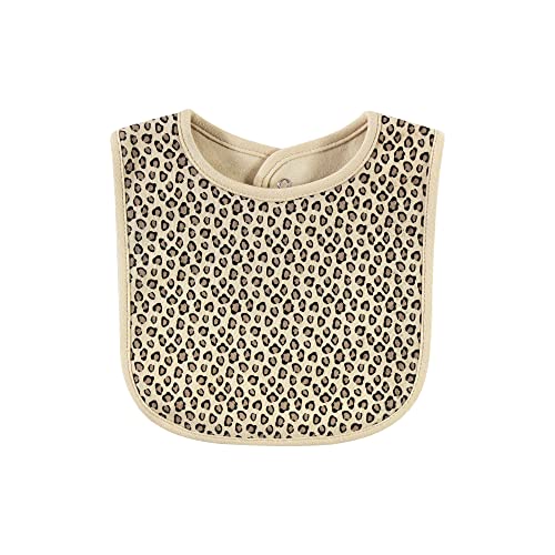 Hudson Baby Unisex Baby Cotton Bib and Headband Set - color: Leopard Mamas Mini, size: One Size