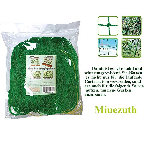 Trellis Netting for Climbing Plants - Heavy Duty Garden Trellis Netting for Cucumber, Vine, Fruits & Vegetables Tomato Plants Trellis Net, Climbing Vining Plants (1-Pack 8.2' x 6.6'Ft) - size: 8.2' x 6.6'Ft