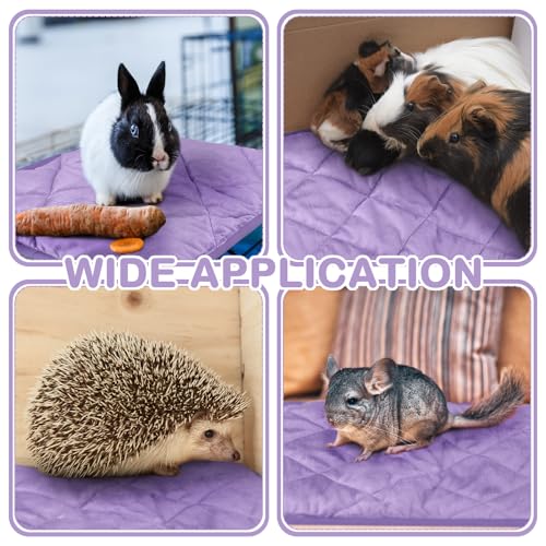 4 Pack Self Heating Cat Pad Self Warming Dog Mat Reflects Body Heat Extra Warm Thermal Pet Pad Washable Dog Cat Bed Crate Bed Mat Blanket(16 x 20 Inch,Purple) - color: Purple, size: 16 x 20 Inch
